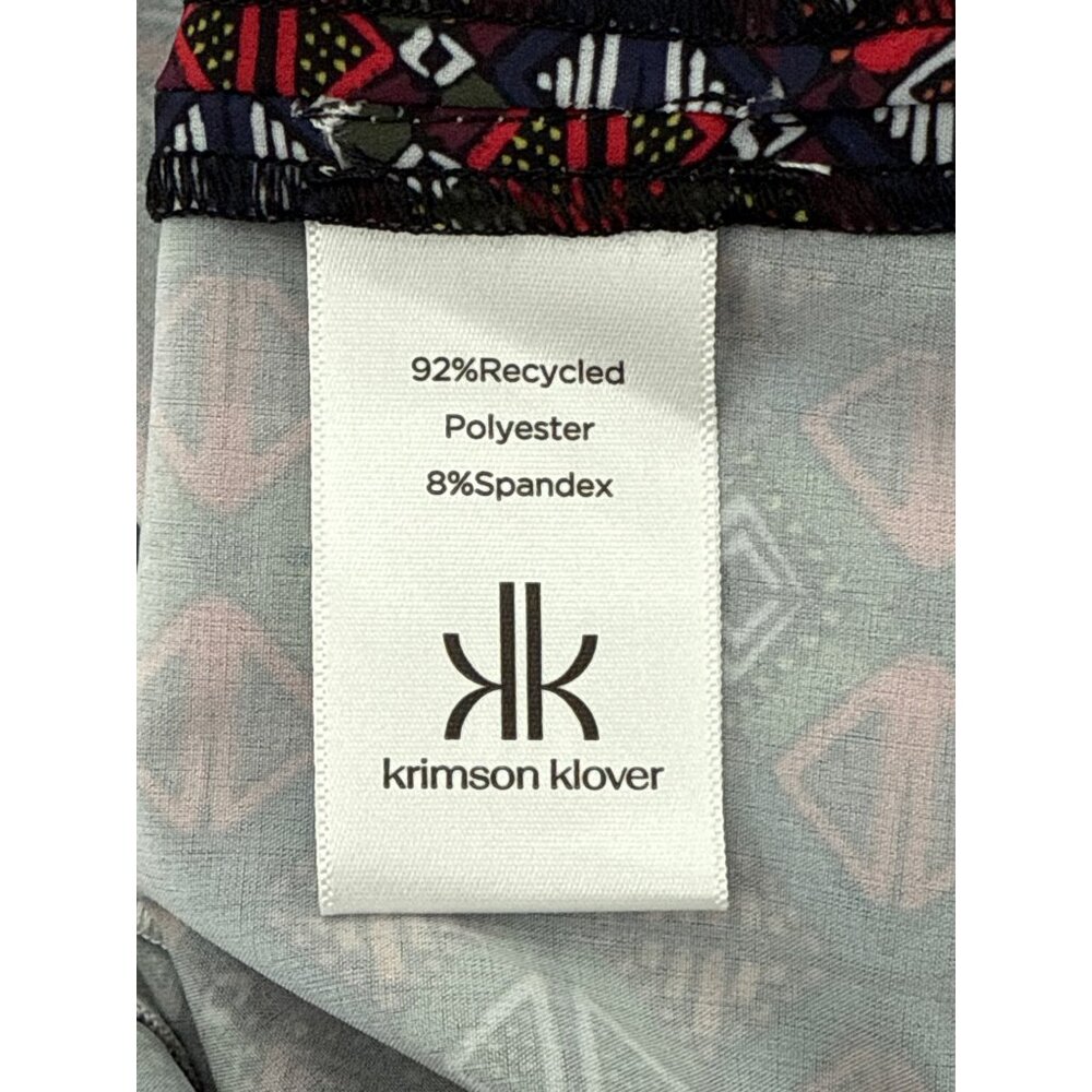 Krimson Klover women’s L‎ Sleeveless Halter Maxi Dress With Geometric Pattern - Picture 8 of 9